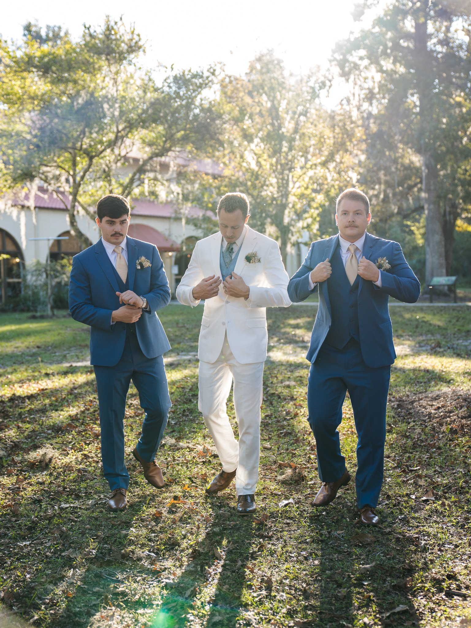 Cassidy & Jeffrey Glass: Jeffrey and the groomsmen.