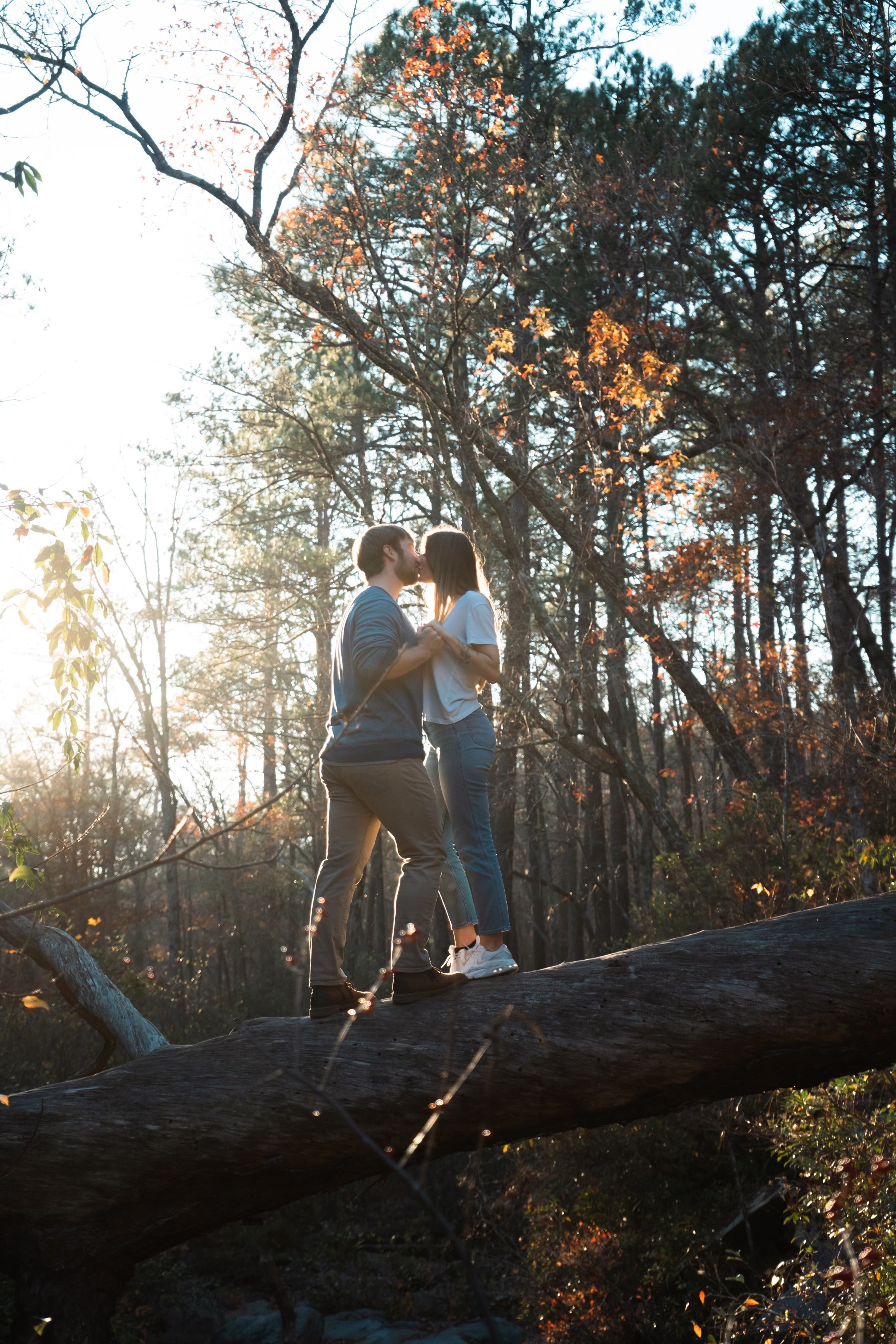 Raina & William Bertrand: The hike and engagement photographs.