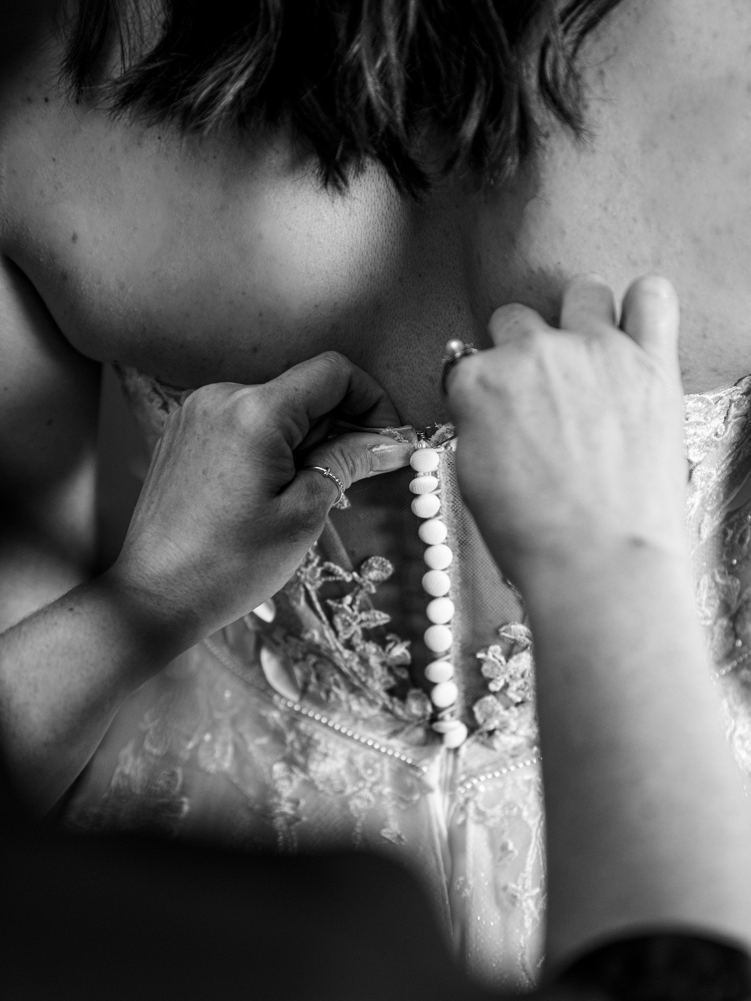Cassidy & Jeffrey Glass: The wedding morning.