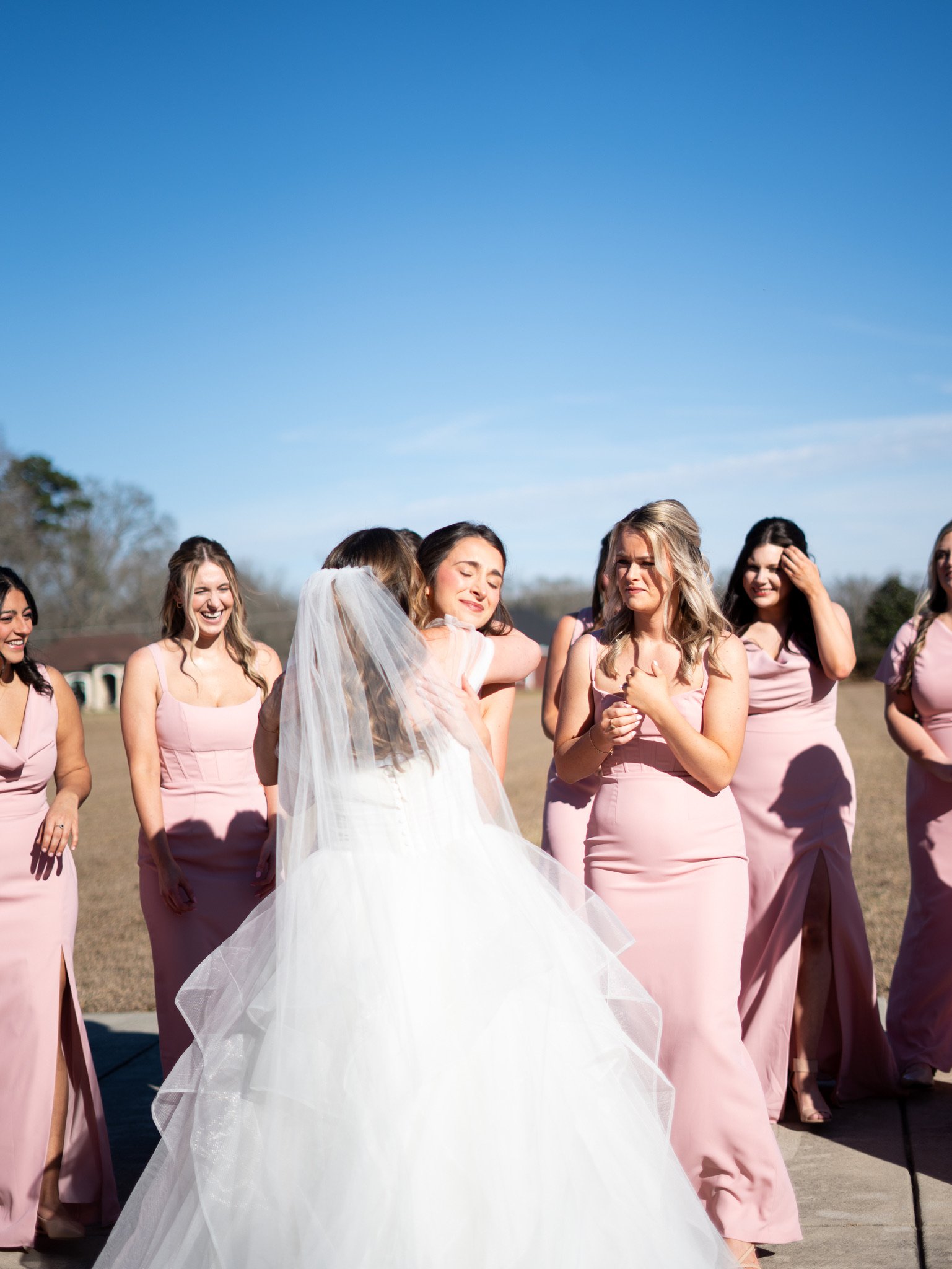 Claudia & Garrett Faulkner: The first look photographs.