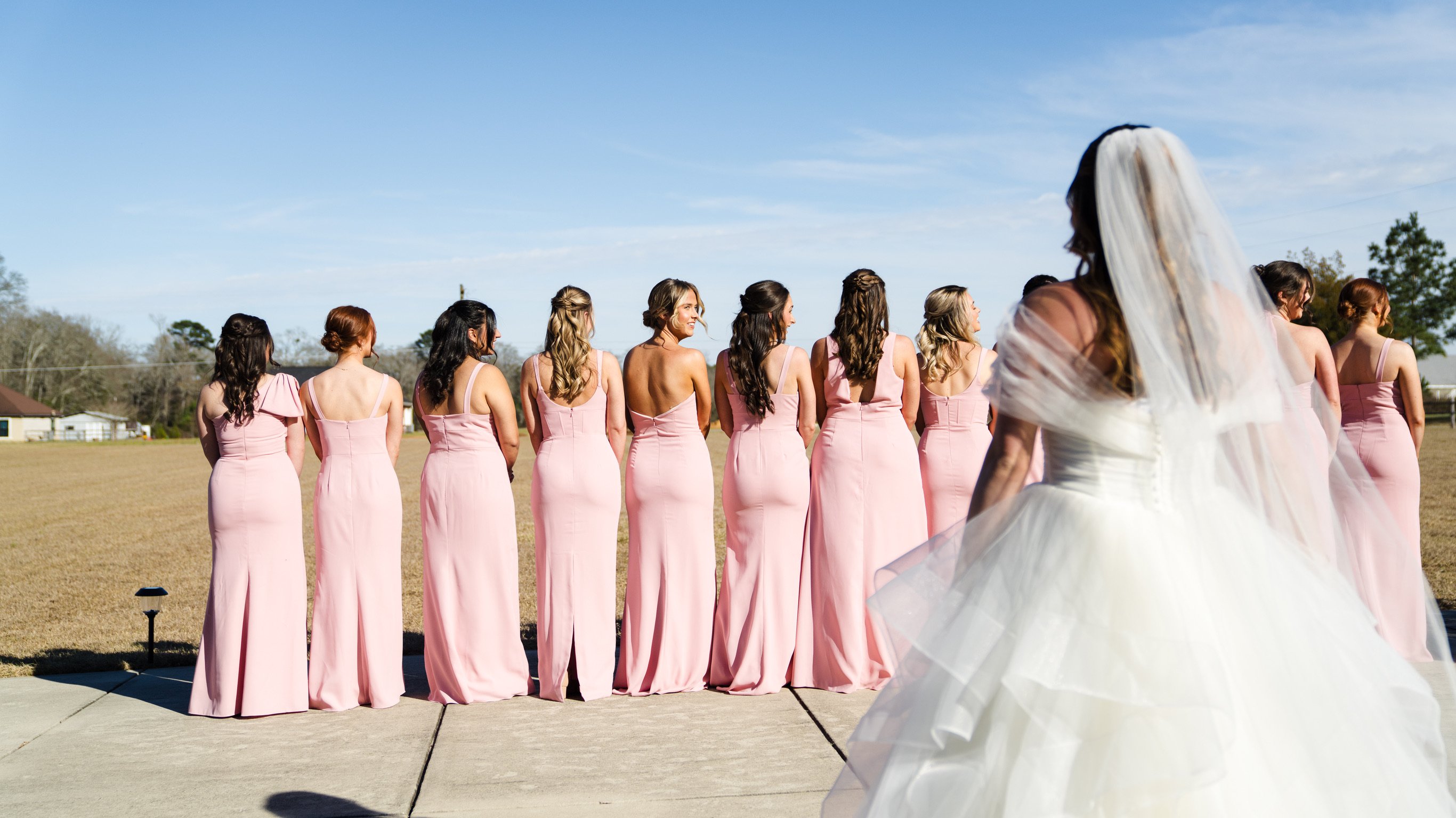 Claudia & Garrett Faulkner: The first look photographs.