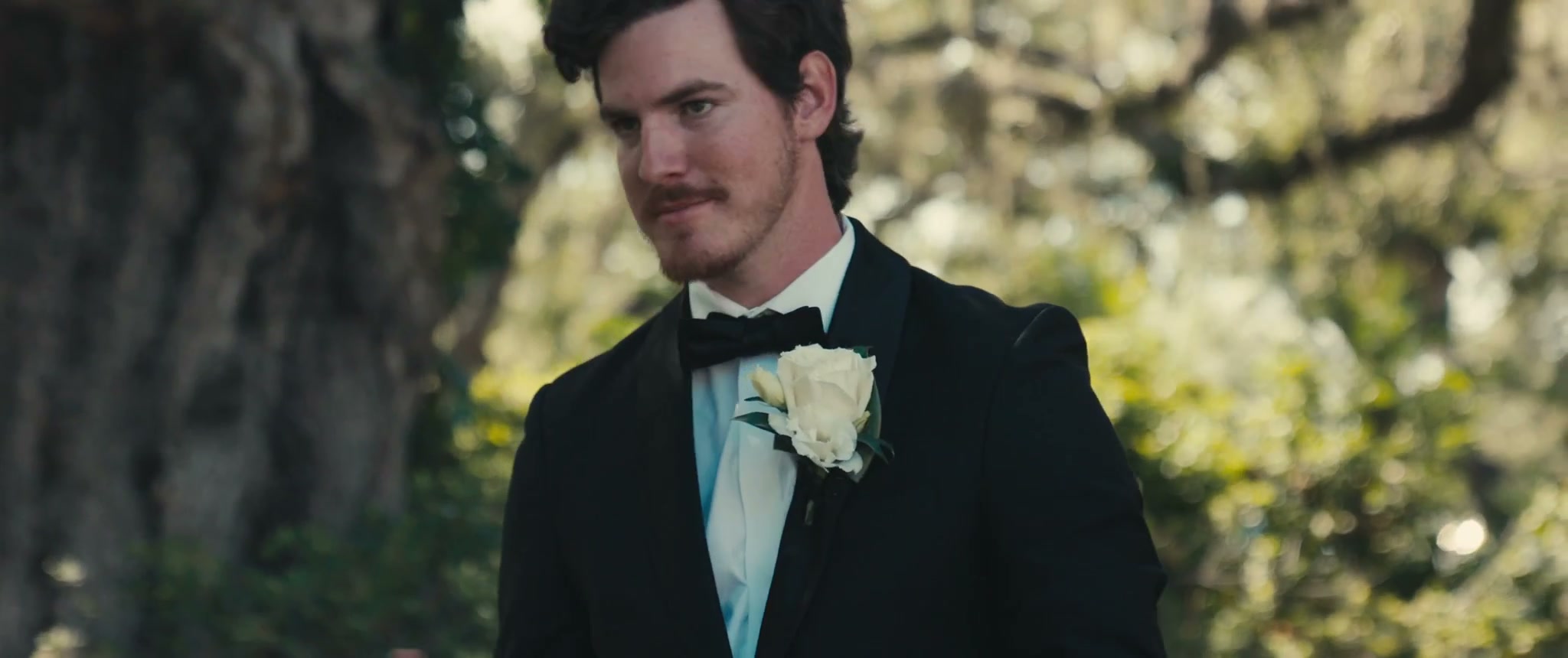 Frame from the wedding film