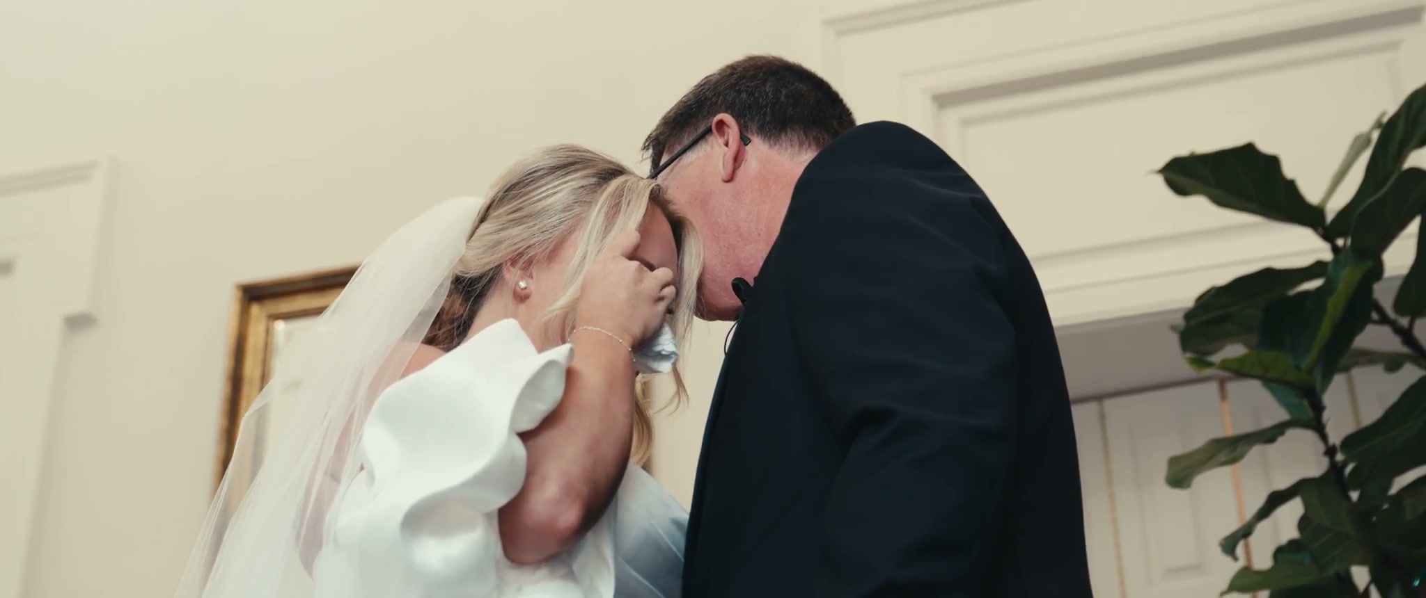 Frame from the wedding film