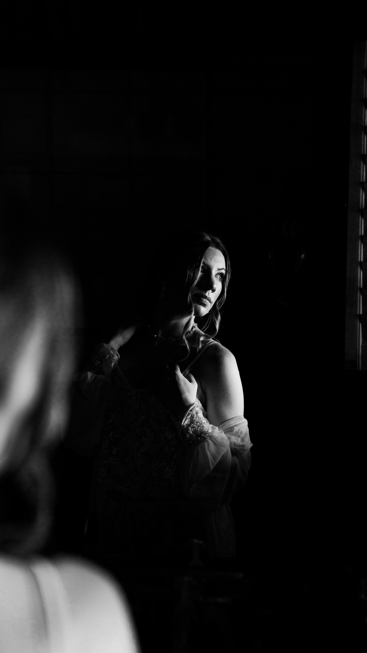 Raina & William Bertrand: Getting ready with Raina.