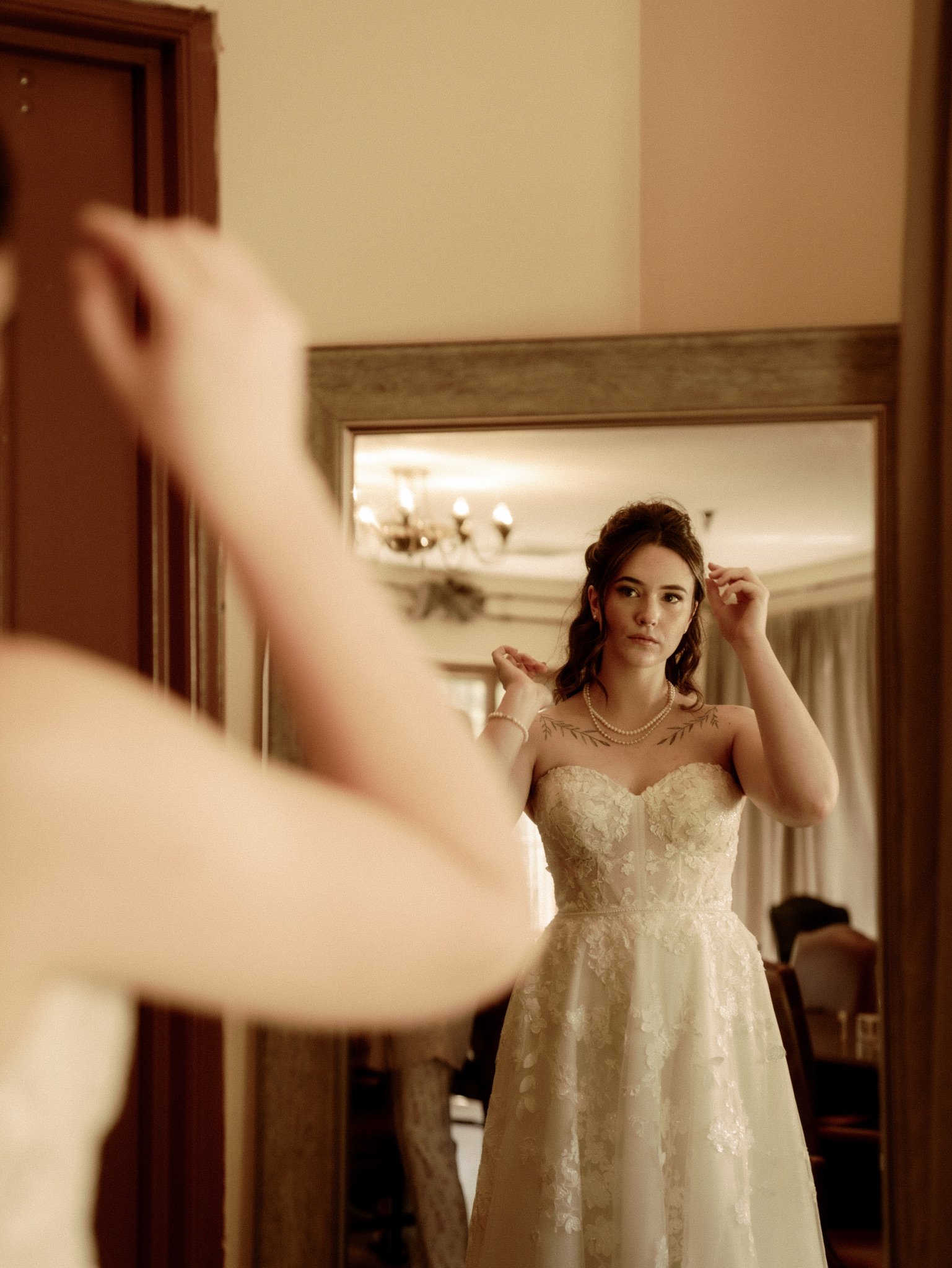 Cassidy & Jeffrey Glass: The wedding morning.