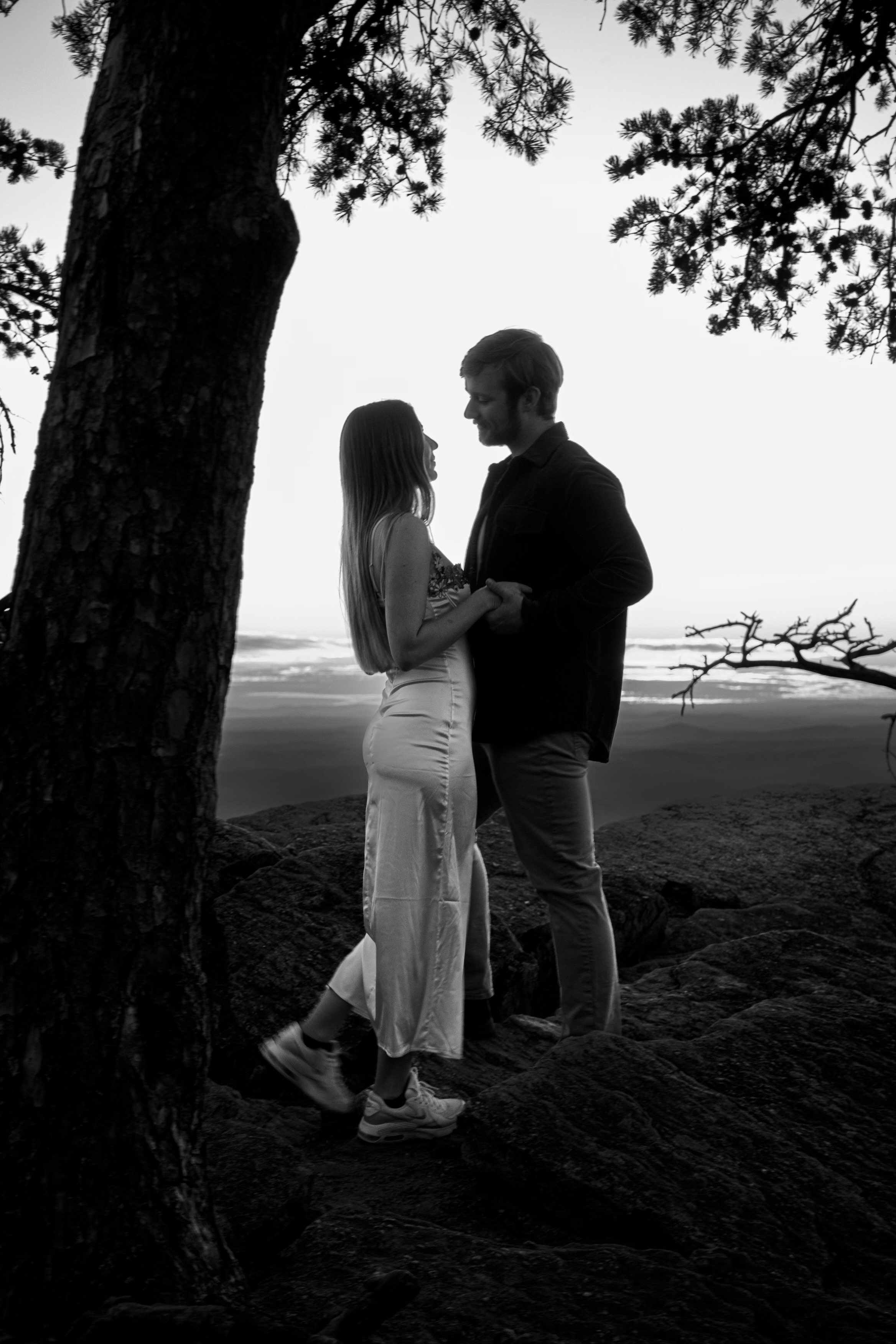Raina & William Bertrand: The hike and engagement photographs.