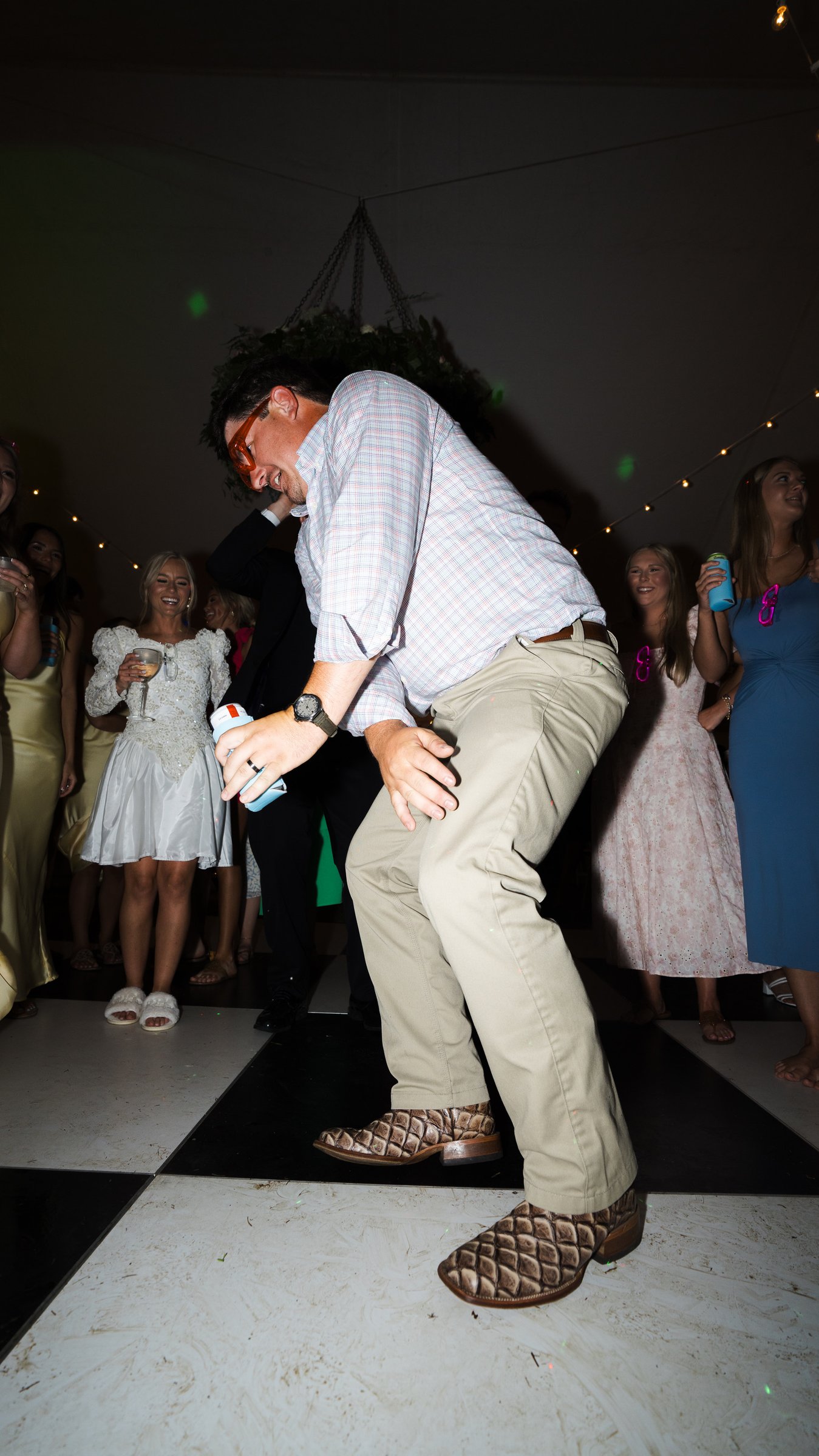 Alex & Lee Davis: On the dance floor.