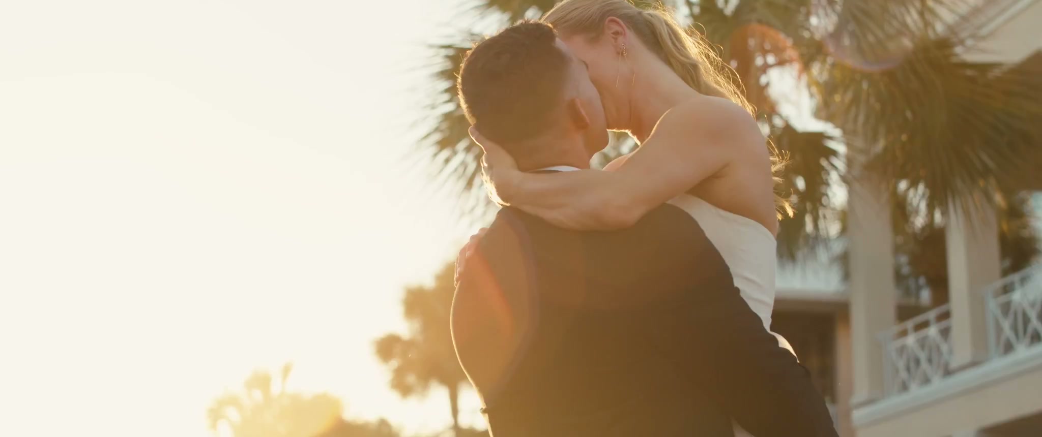 Frame from the wedding film