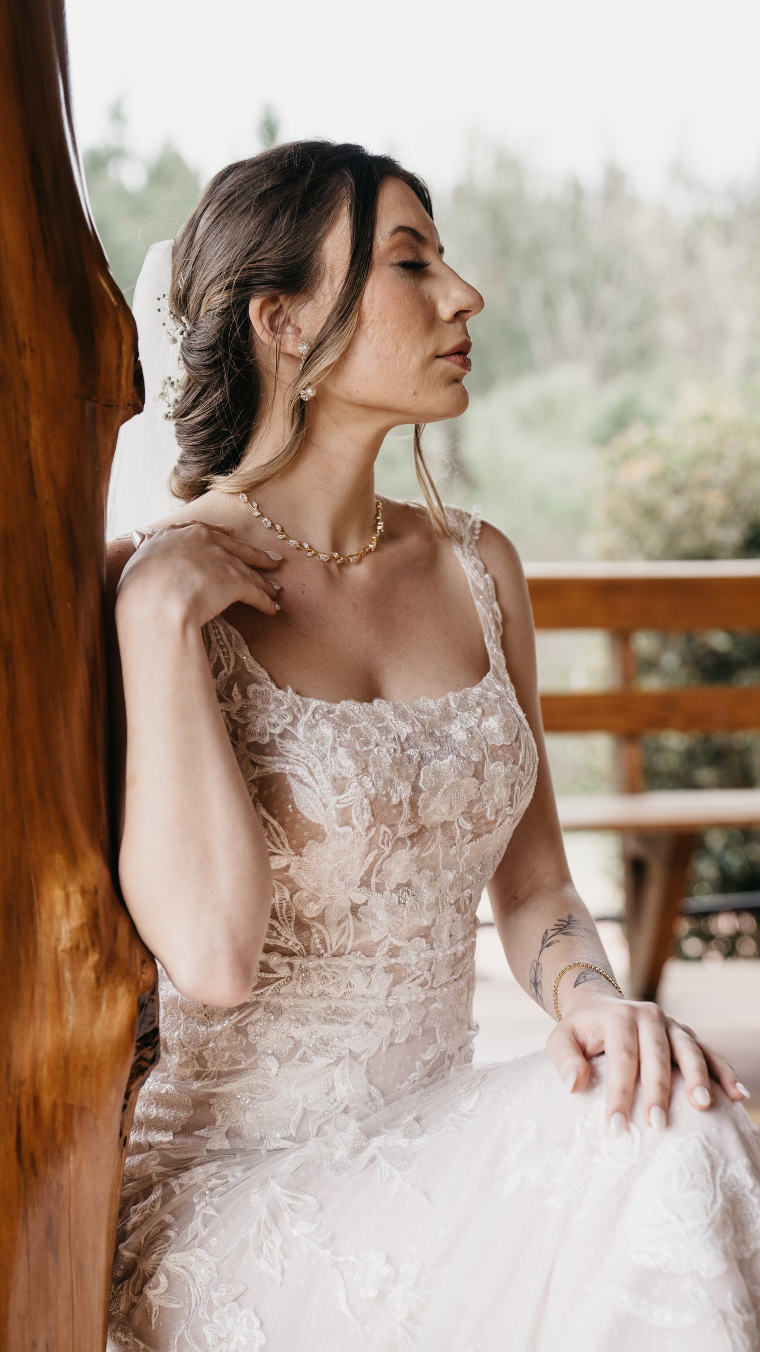 Raina & William Bertrand: Raina’s bridal portraits.