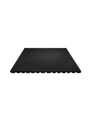 Crossfloor Anti-Shock Bodenschutzmatte - Quadrat - 100 x 100 cm - Schwarz