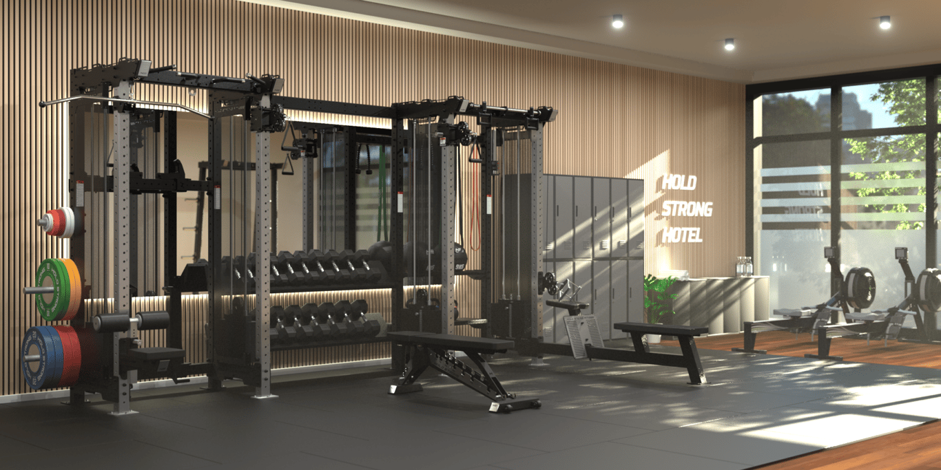 Hotel Fitnessstudio Ausstattung – So steigert ein hochwertiges Fitnessstudio die Attraktivität und Buchungszahlen Ihres Hotels
