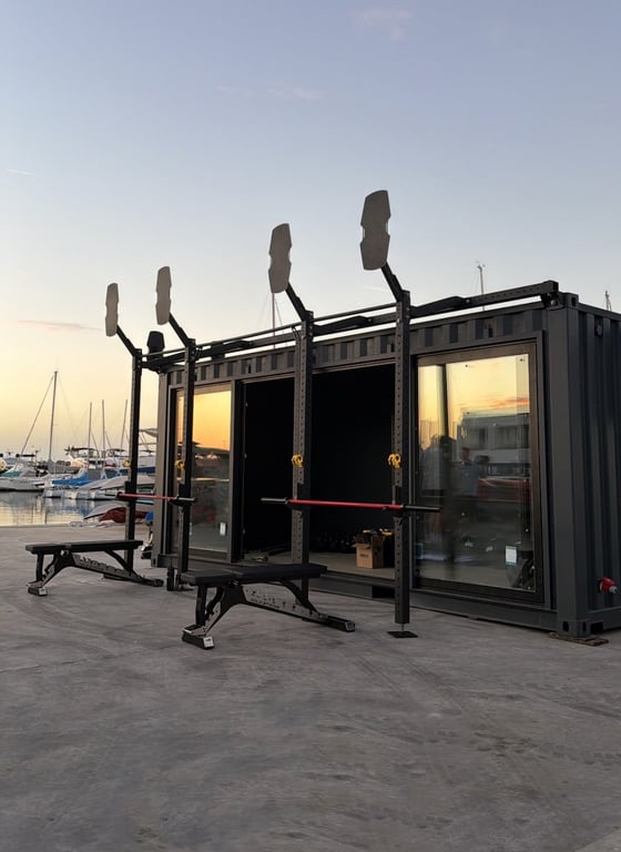 Outdoor Gym-Container – Referenzbild