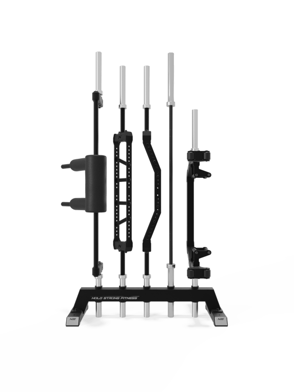 HOLD STRONG Fitness Specialist Bar - Cambered Multigrip mit drehbaren ...