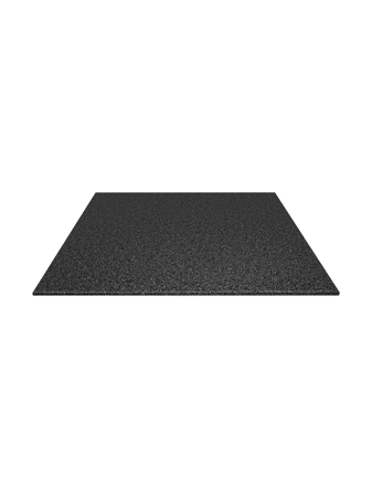 Crossfloor Bodenschutzmatte - Quadrat - 100 x 100 cm - Schwarz