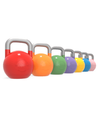 HOLD STRONG Elite - Competition Kettlebells Set - 8-32 kg