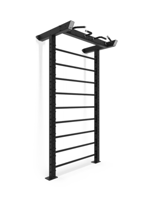 Sprossenwand mit Multigriff Klimmzugstange