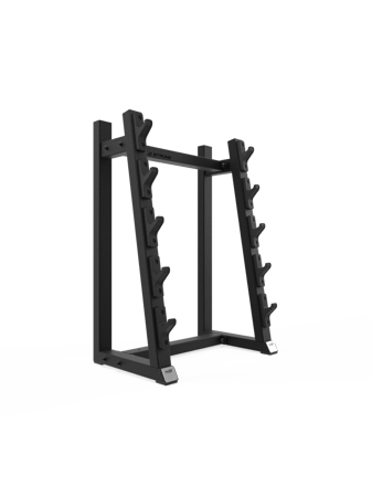 HOLD STRONG - freistehende Kompakt-Langhantelablage für 5 Hanteln - Barbell Rack