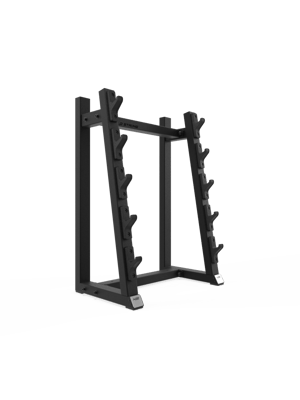 HOLD STRONG - freistehende Kompakt-Langhantelablage für 5 Hanteln - Barbell Rack
