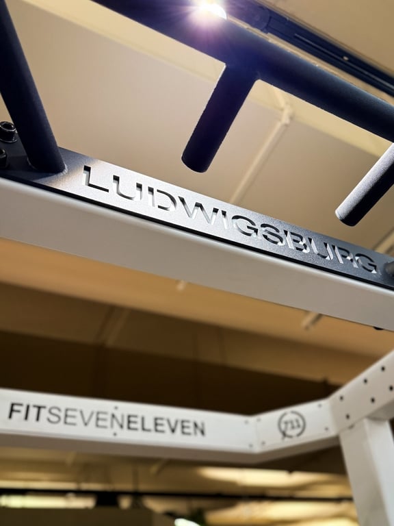 Custom Logo Lasercut Rack – FITSEVENELEVEN