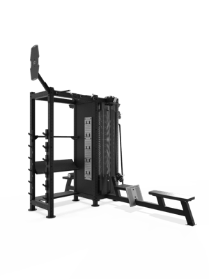 HOLD STRONG Fitness - Performance Tower 3 – Kabelzugturm für Kraft, Funktionalität und Ordnung