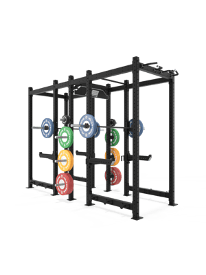 HOLD STRONG Elite - Double Full-Rack mit Equipment