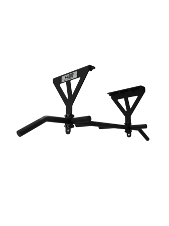 HOLD STRONG Elite - HS-K-D6 - Multigriff Klimmzugstange - Deckenmontage - Schwarz - seitliche Ansicht