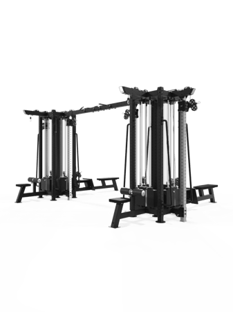 HOLD STRONG Fitness - Performance Tower 5 - Kabelzug Tower - 8 Kabelzugstationen