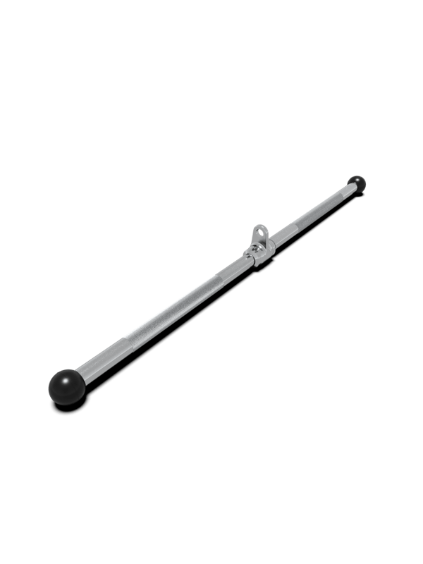 Gerade Kabelzugstange – Drehbar, 40 Cm, Mit Schaumstoffgriffen, Aus Kohlenstoffstahl – Für Trizeps, Curls & Rudern Im Heimstudio