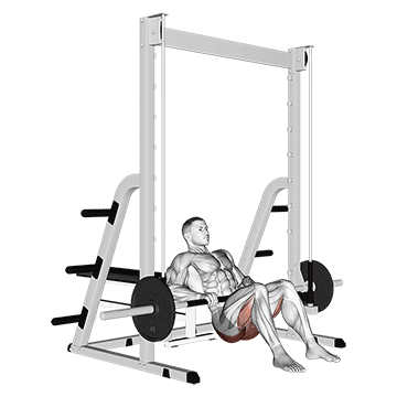 Hip Thrust mit der Multipresse