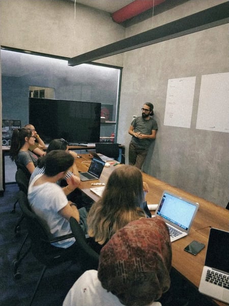 Team meeting at Hype