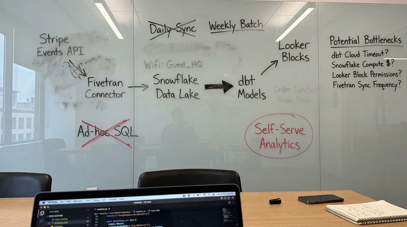 Self-serve analytics architecture explained. Not just a tool, but a system. Data democratization.