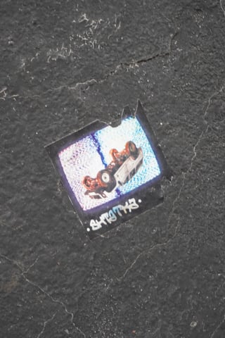 Static Echoes of a Concrete Crash