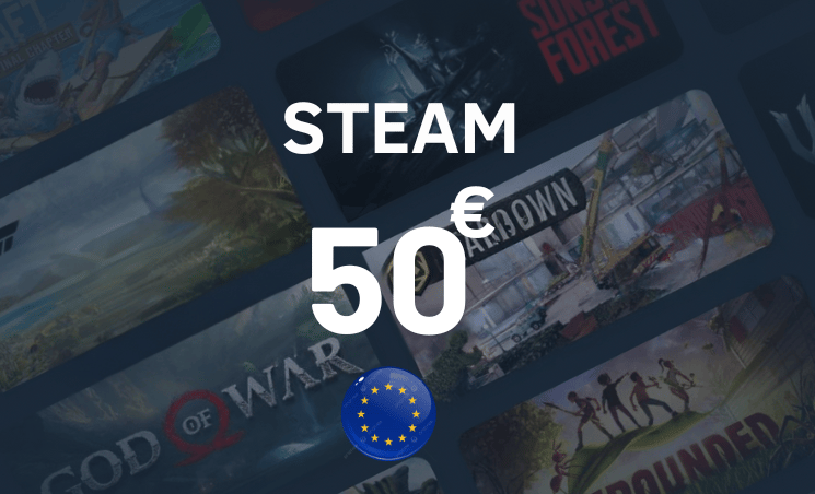 Steam Gift Card €50 - Europe