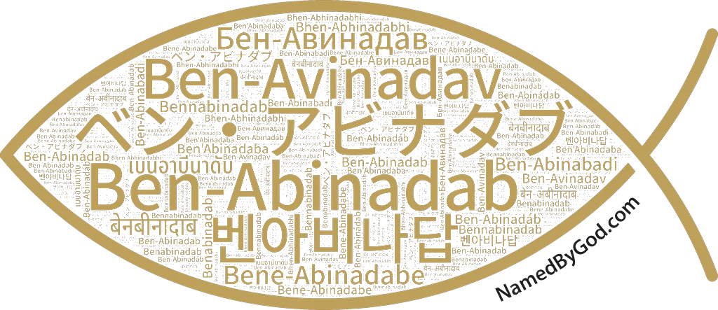 Ben-abinadab in languages of the Bible