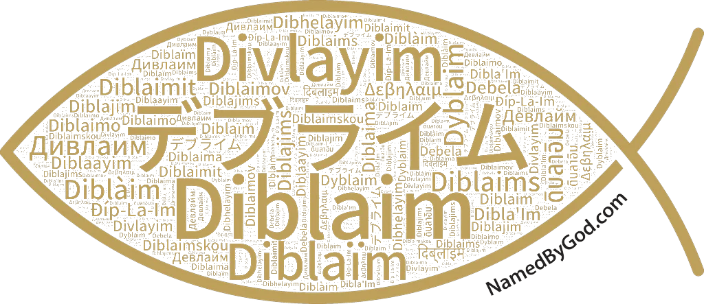 Diblaim in languages of the Bible