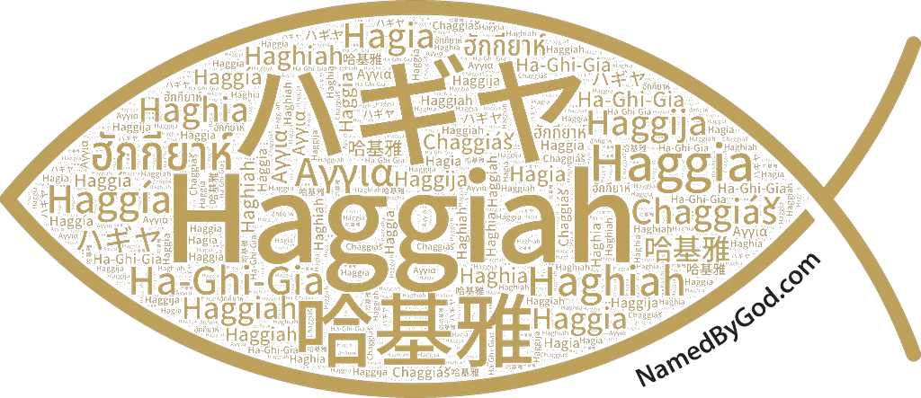 Haggiah in languages of the Bible