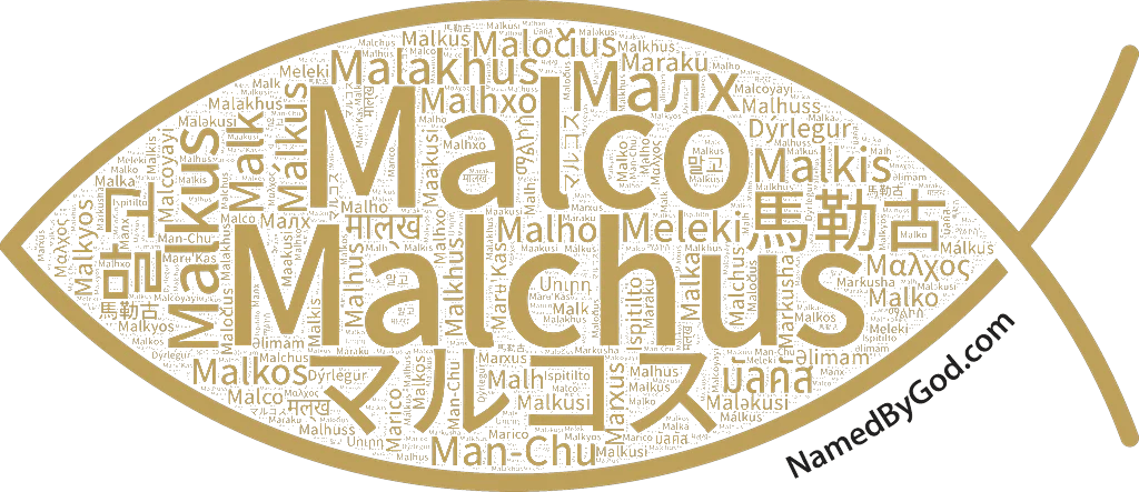 Malchus in languages of the Bible