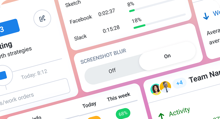 Hubstaff customization screenshot blur and timer.png