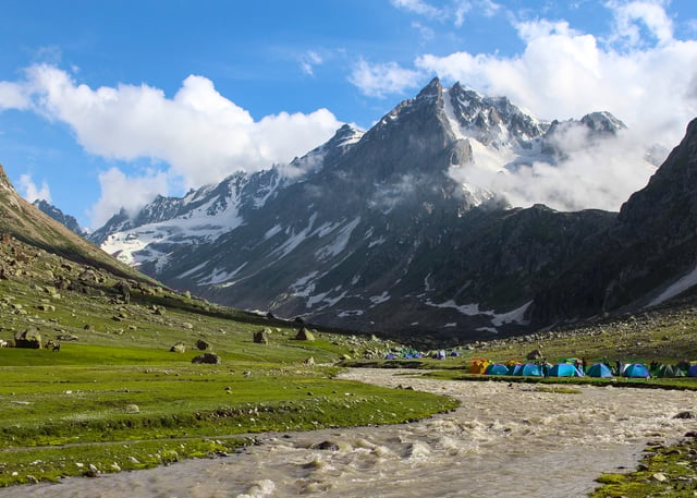 Hampta Pass Trek Campsite