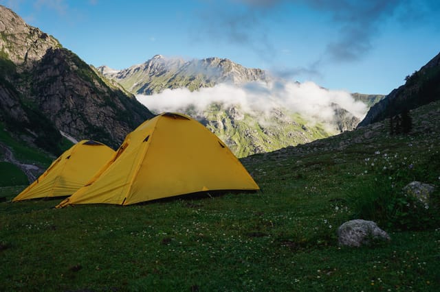 Pin Bhaba Pass Trek Campsite
