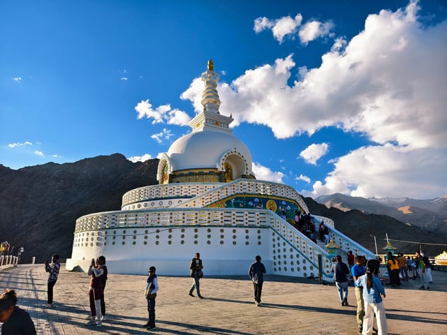 Leh Ladakh Shanti Stupa