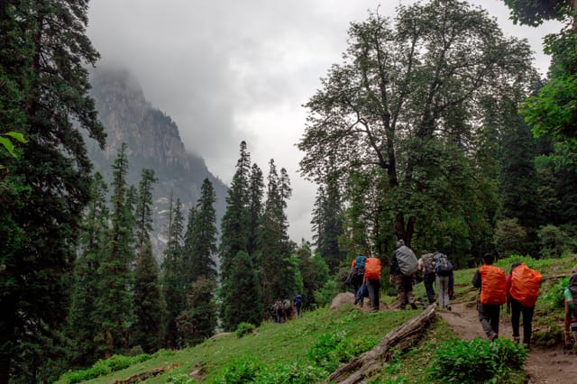 Hampta Pass Trek Trail