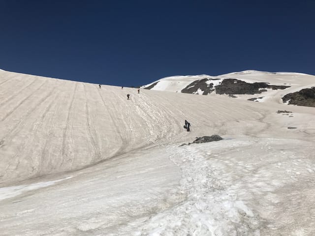 Pin Parvati Pass Trek Snow Trail