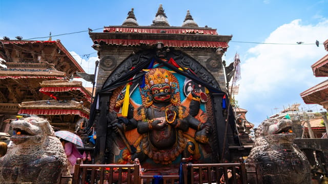 Hindu Deity Shrine Nepal