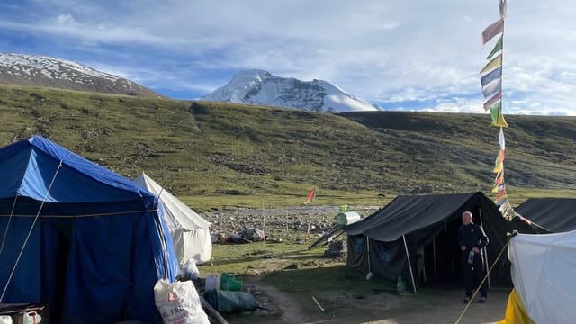 Nimaling base camp