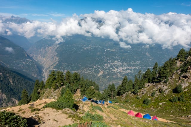 Kinner Kailash Trek  Campsite