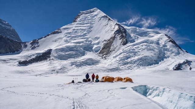 Nun Peak Expedition Advance Camp