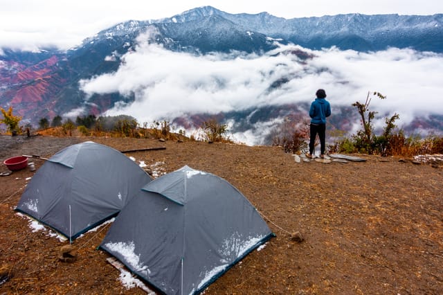 Nag Tibba Trek Campsite