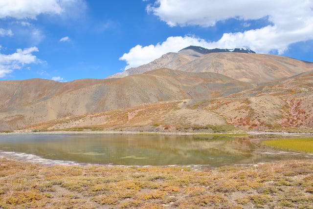 Small lake way on the Base Camp