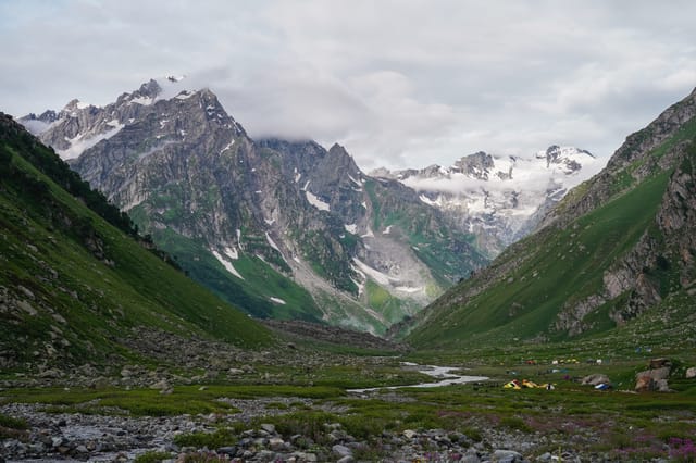 Pin Bhaba Pass Trek Kara Campsite 